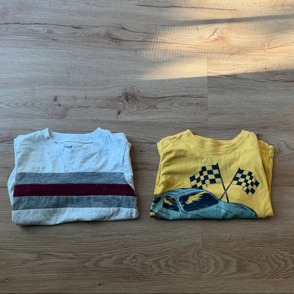 OshKosh B’gosh - Striped and Graphic Shirts Bundle - 4T
